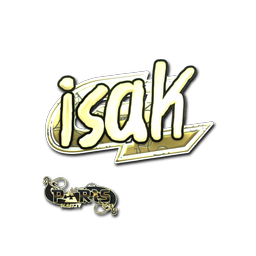 Sticker | isak (Gold) | Paris 2023