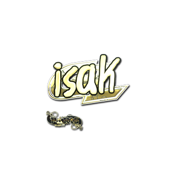 Sticker | isak (Gold) | Paris 2023