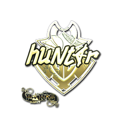 Sticker | huNter- (Gold) | Paris 2023