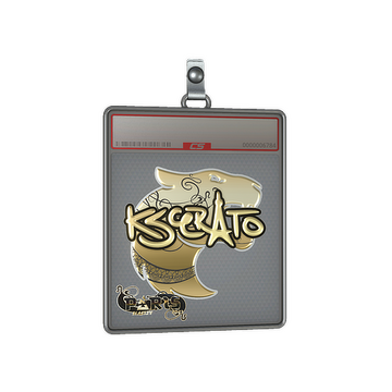 Sticker Slab | KSCERATO (Gold) | Paris 2023