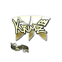 Sticker | KRIMZ (Gold) | Paris 2023