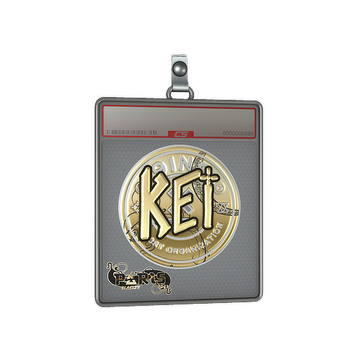 Sticker Slab | KEi (Gold) | Paris 2023