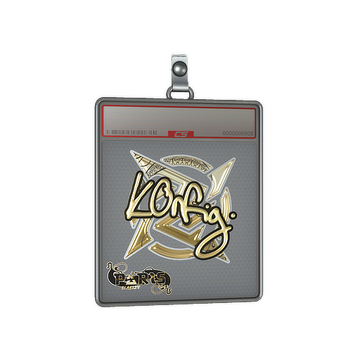 Sticker Slab | k0nfig (Gold) | Paris 2023