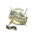 Sticker | k0nfig (Gold) | Paris 2023