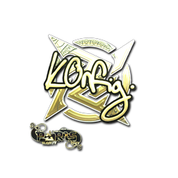 Sticker | k0nfig (Gold) | Paris 2023