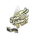 Sticker | juanflatroo (Gold) | Paris 2023