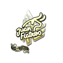 Sticker | juanflatroo (Gold) | Paris 2023