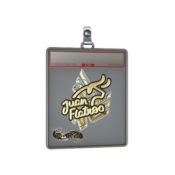 Sticker Slab | juanflatroo (Gold) | Paris 2023