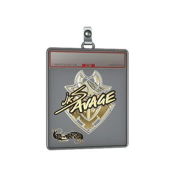 Sticker Slab | jks (Gold) | Paris 2023