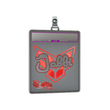 Sticker Slab | jabbi (Holo) | Paris 2023