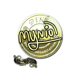 Sticker | mynio (Gold) | Paris 2023