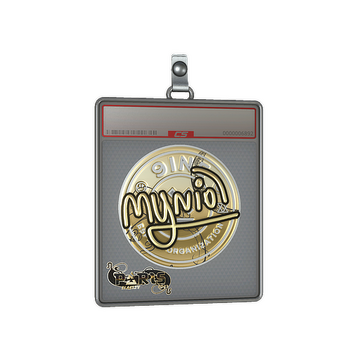 Sticker Slab | mynio (Gold) | Paris 2023