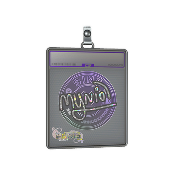 Sticker Slab | mynio (Glitter) | Paris 2023