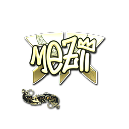 Sticker | mezii (Gold) | Paris 2023