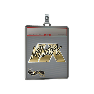 Sticker Slab | nawwk (Gold) | Paris 2023