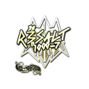 Sticker | r3salt (Gold) | Paris 2023