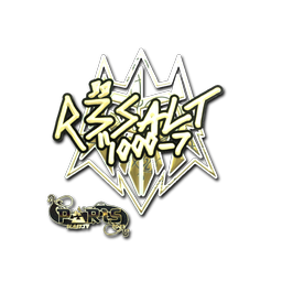 Sticker | r3salt (Gold) | Paris 2023