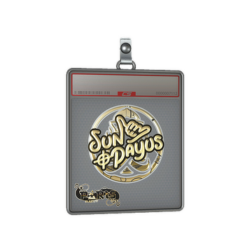 Sticker Slab | SunPayus (Gold) | Paris 2023