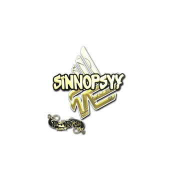 Sticker | sinnopsyy (Gold) | Paris 2023