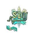 Sticker | sdy (Holo) | Paris 2023