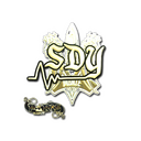 Sticker | sdy (Gold) | Paris 2023