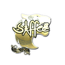 Sticker | saffee (Gold) | Paris 2023