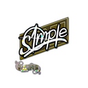 Sticker | s1mple (Glitter) | Paris 2023