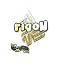 Sticker | rigoN (Gold) | Paris 2023
