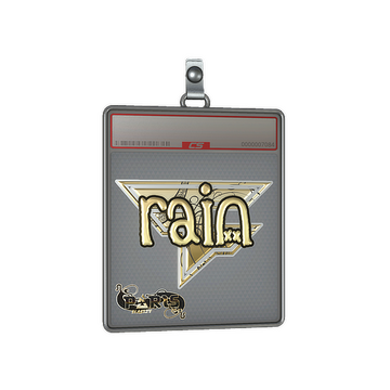 Sticker Slab | rain (Gold) | Paris 2023