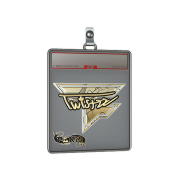 Sticker Slab | Twistzz (Gold) | Paris 2023