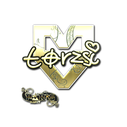 Sticker | torzsi (Gold) | Paris 2023