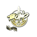 Sticker | Techno4K (Gold) | Paris 2023