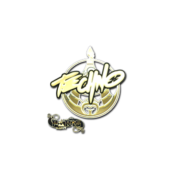 Sticker | Techno4K (Gold) | Paris 2023