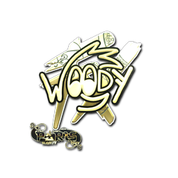 Sticker | WOOD7 (Gold) | Paris 2023