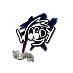 Sticker | WOOD7 (Glitter) | Paris 2023