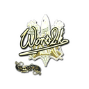 Sticker | Woro2k (Gold) | Paris 2023