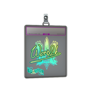 Sticker Slab | Woro2k (Holo) | Paris 2023