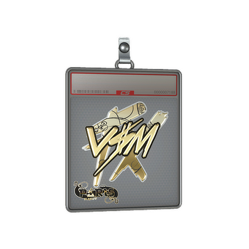 Sticker Slab | v$m (Gold) | Paris 2023