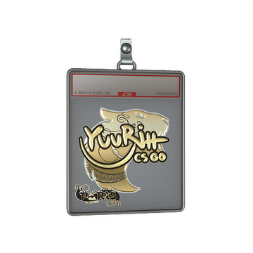 Sticker Slab | yuurih (Gold) | Paris 2023