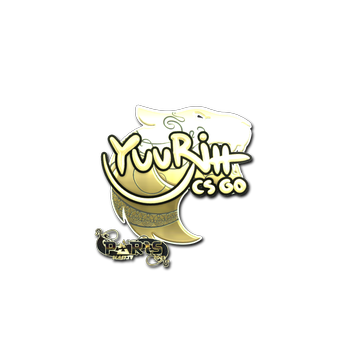 Sticker | yuurih (Gold) | Paris 2023