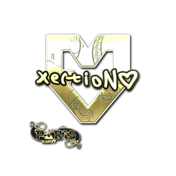 Sticker | xertioN (Gold) | Paris 2023