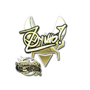 Sticker | ZywOo (Gold, Champion) | Paris 2023