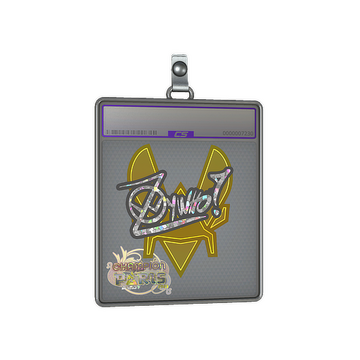 Sticker Slab | ZywOo (Glitter, Champion) | Paris 2023