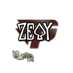 Sticker | zevy (Glitter) | Paris 2023