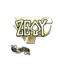 Sticker | zevy (Gold) | Paris 2023