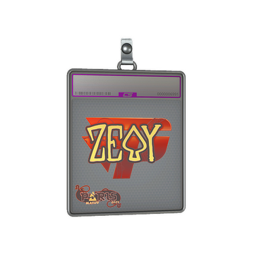 Sticker Slab | zevy (Holo) | Paris 2023