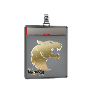 Sticker Slab | FURIA (Gold) | Paris 2023