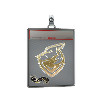 Sticker Slab | Grayhound Gaming (Gold) | Paris 2023