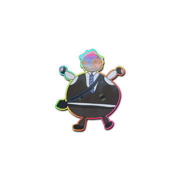Sticker | Poorly Drawn Number K (Holo)
